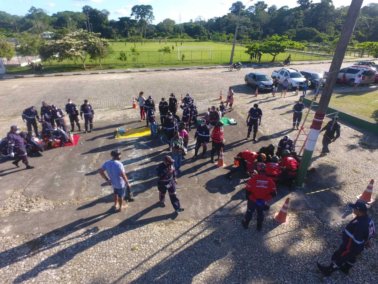 Camacã: SAMU Camacã realiza simulado de acidentes com múltiplas vítimas
